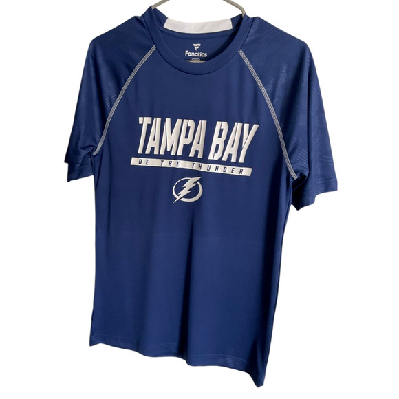 Tampa Bay Lightning Fanatics Shirt Navy Be The Thunder Men's Small Hockey - Picture 1 of 9